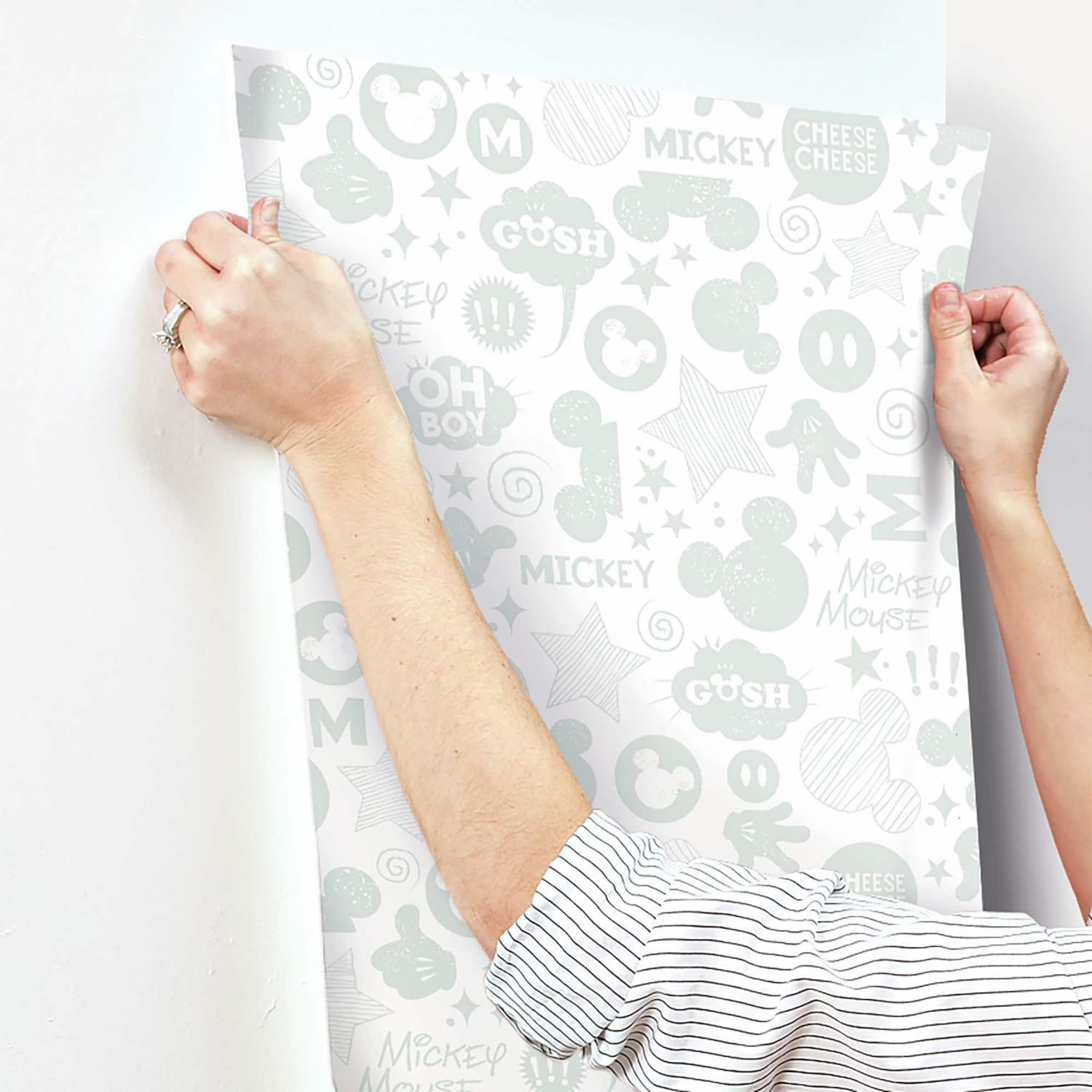 RoomMates Mickey Mouse Icons Peel & Stick Wallpaper